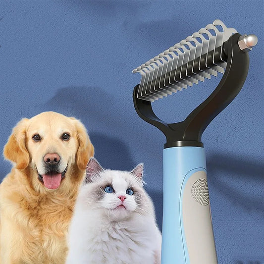 Brosse double face demelante